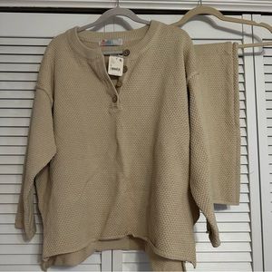 Hailee Sweater Set Au Lait